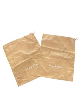 Acne Studios Tan Dust Bags Set of 2